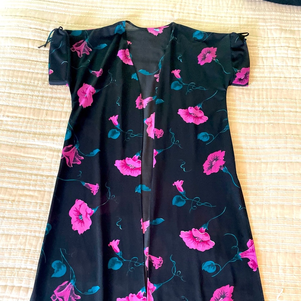 Sheer short sleeve cardigan